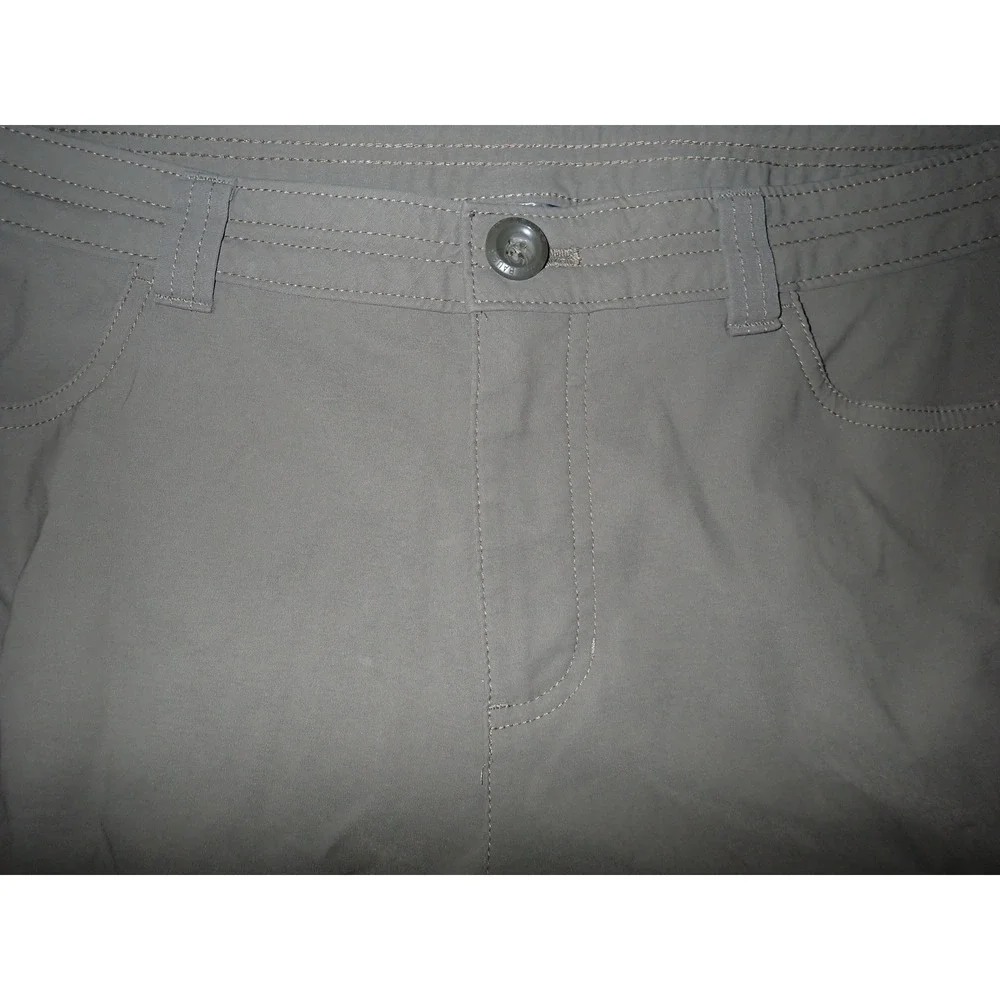 Eddie Bauer Womens First Ascent Guide Hiking Cargo Shorts Brown Size 14